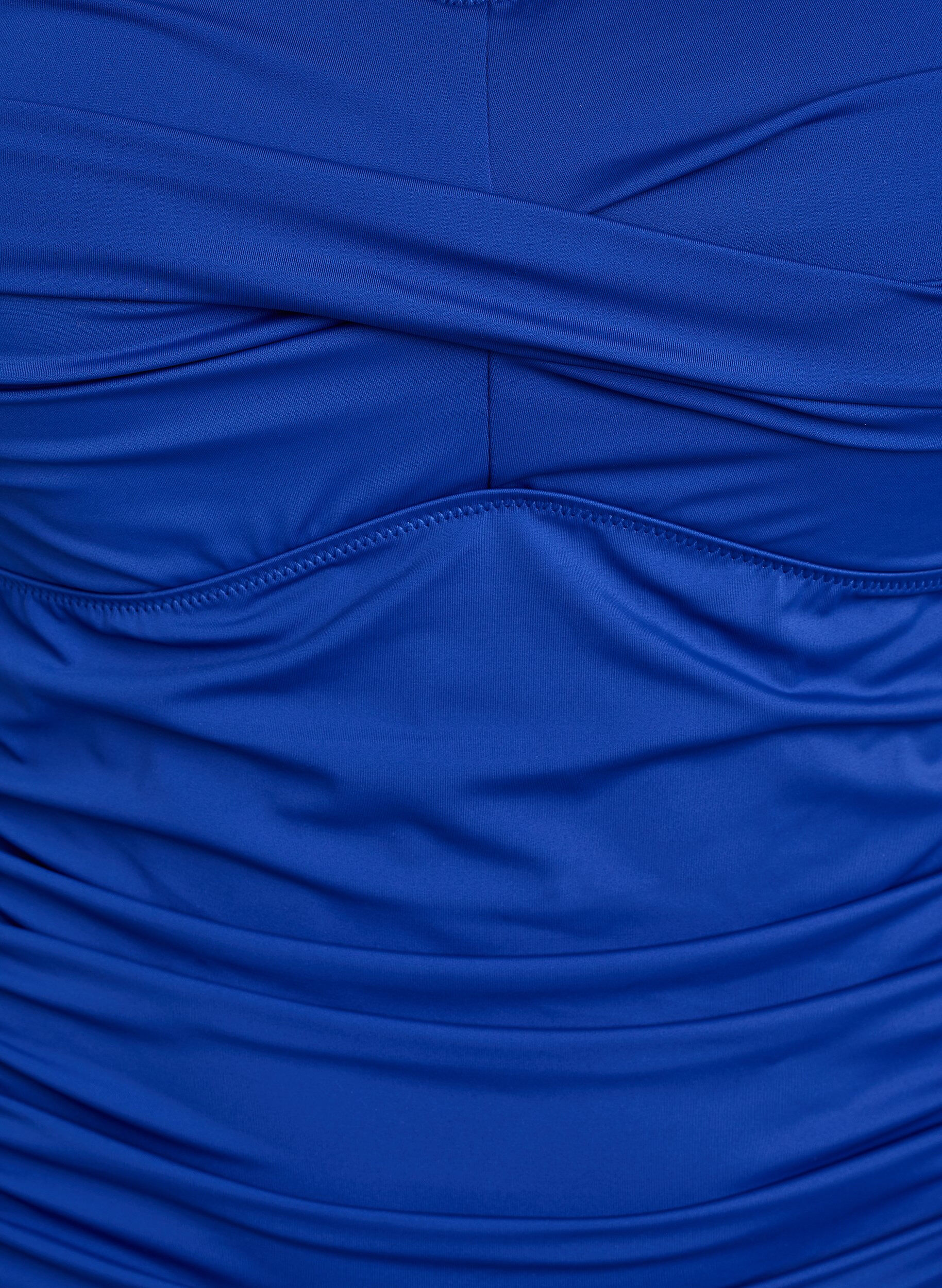 ZizzifashionPadded swimsuit with draping, Blue, Packshot image number 2