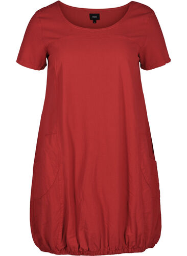 Dress with pockets, Lipstick Red, Packshot image number 0