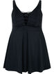 Swimming dress with string details, Black, Packshot image number 0