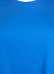Basic cotton T-shirt with round neck, Blue, Packshot image number 2