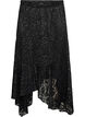 Lace midi skirt with sequins, Black, Packshot image number 0