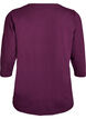 Sports top with 3/4 sleeves, Purple, Packshot image number 1