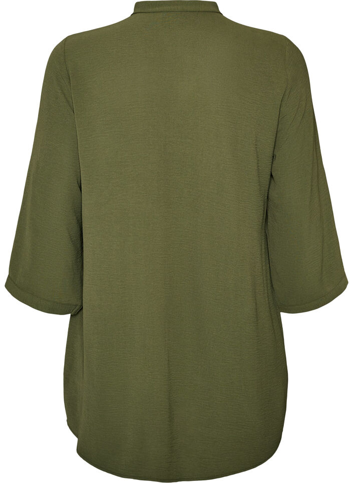 Tunic with 3/4 sleeves, Green, Packshot image number 1