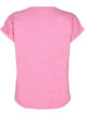 Melange T-shirt with short sleeves, Rose, Packshot image number 1