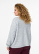 Knitted cardigan with pearl buttons, Grey, Model image number 2
