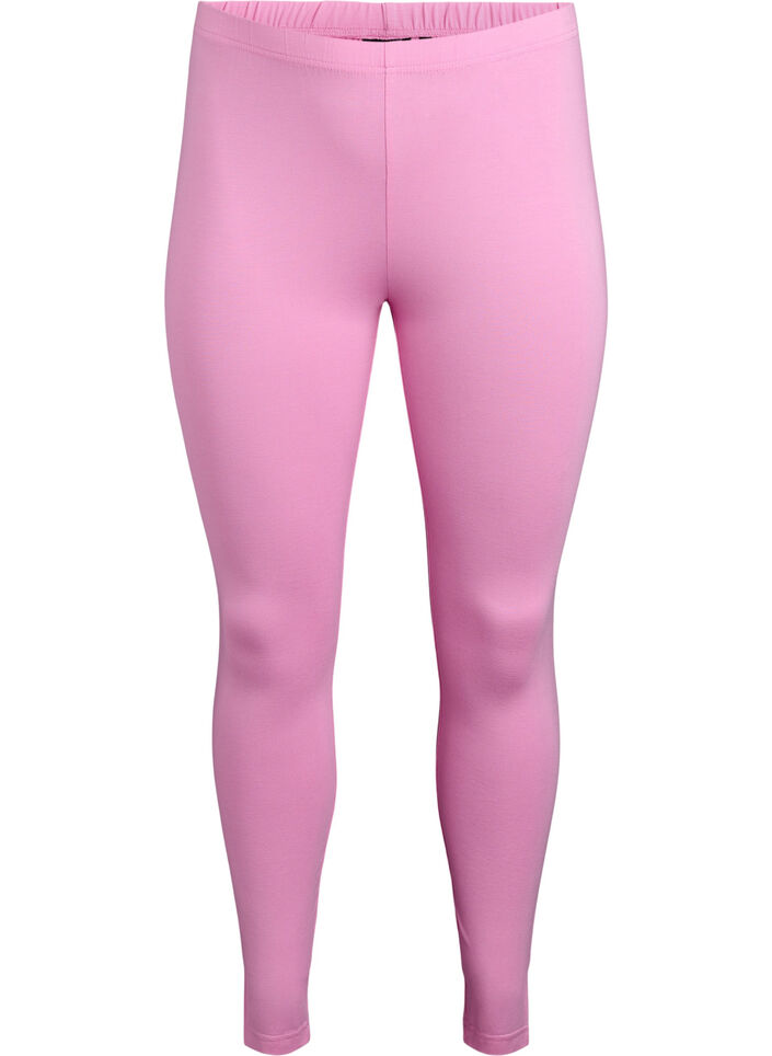Basic leggings in viscose, Pink, Packshot image number 0