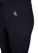 7/8 training tights with pockets, Black, Packshot image number 2