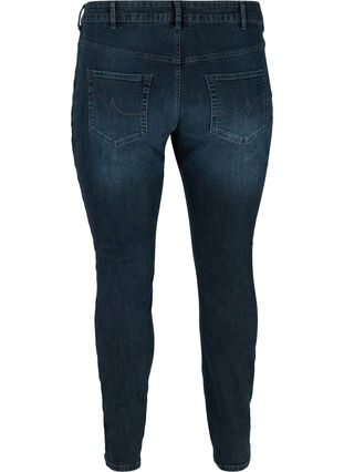 Slim fit Emily jeans with studs, Dark blue, Packshot image number 1