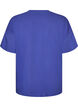 Organic cotton T-shirt with a small front motif, Blue, Packshot image number 1