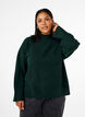 Knitted jumper with ribbed edges, Scarab Mel., Model image number 0