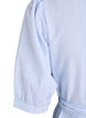 Striped midi dress in cotton with a tie-belt, White, Packshot image number 3