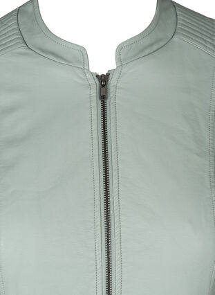 Faux leather jacket, Slate Gray, Packshot image number 2