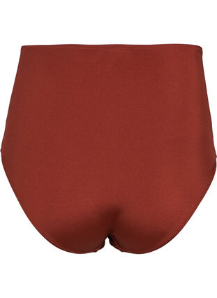 High waisted bikini bottoms, Rusty Red, Packshot image number 1