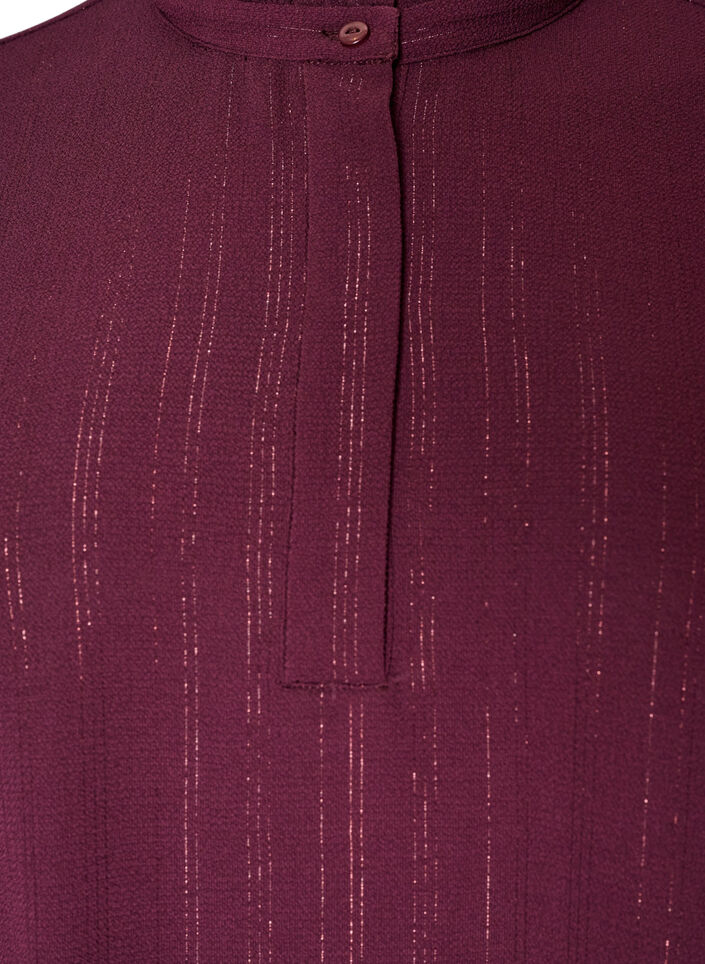 Short dress with ruffles and glitter, Red, Packshot image number 2