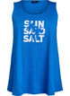 Cotton top with a-shape, Blue, Packshot image number 0