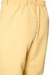 Trousers with pockets and straight legs, Yellow, Packshot image number 3