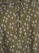 Long-sleeved blouse with pattern and buttons, Green, Packshot image number 2