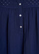 Cotton muslin tunic with broderie anglaise, Blue, Packshot image number 2