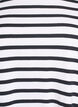 Striped T-shirt in organic cotton, White, Packshot image number 2