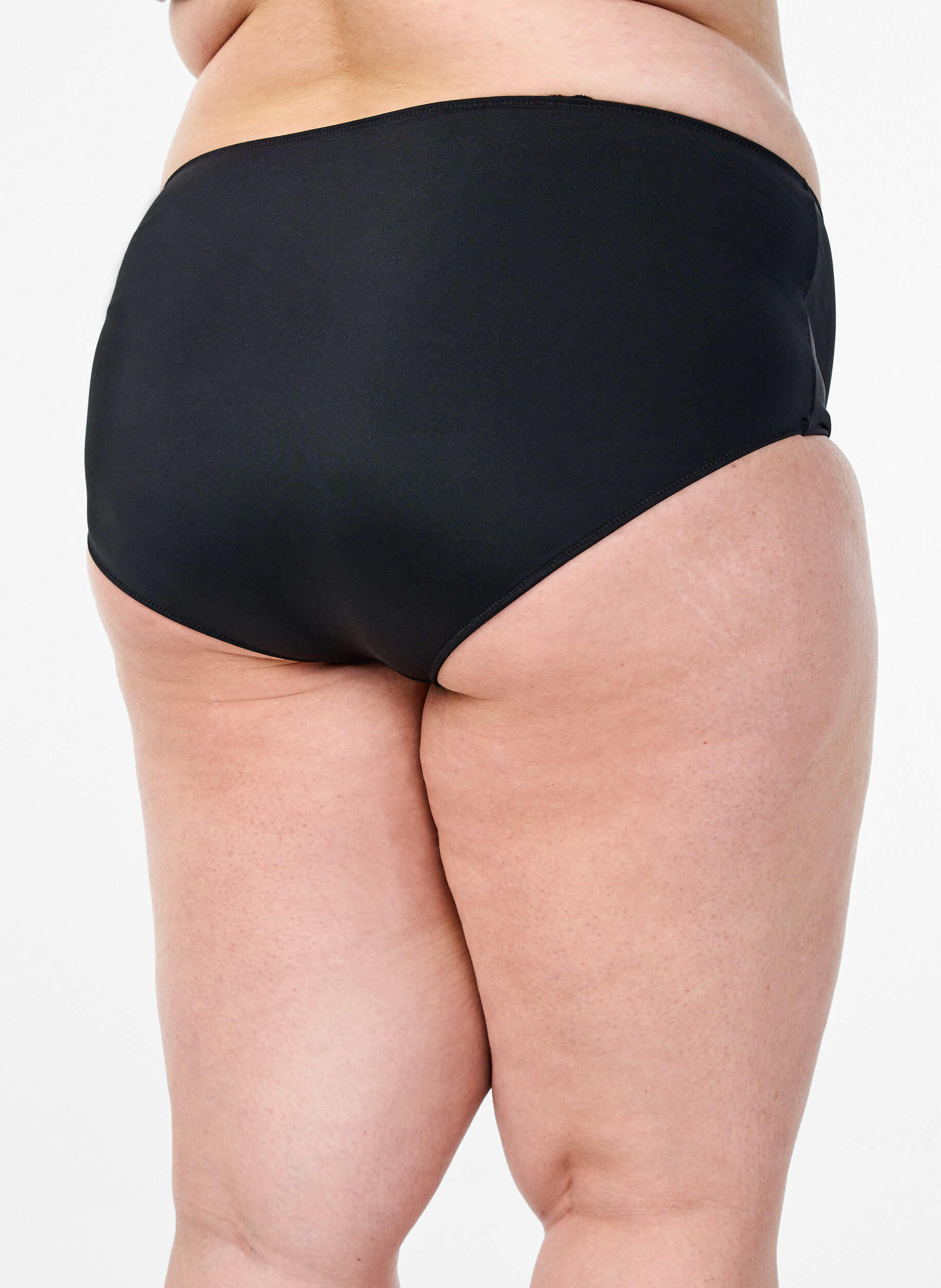 ZizzifashionMicrofiber briefs with inner pocket, Black, Model image number 1