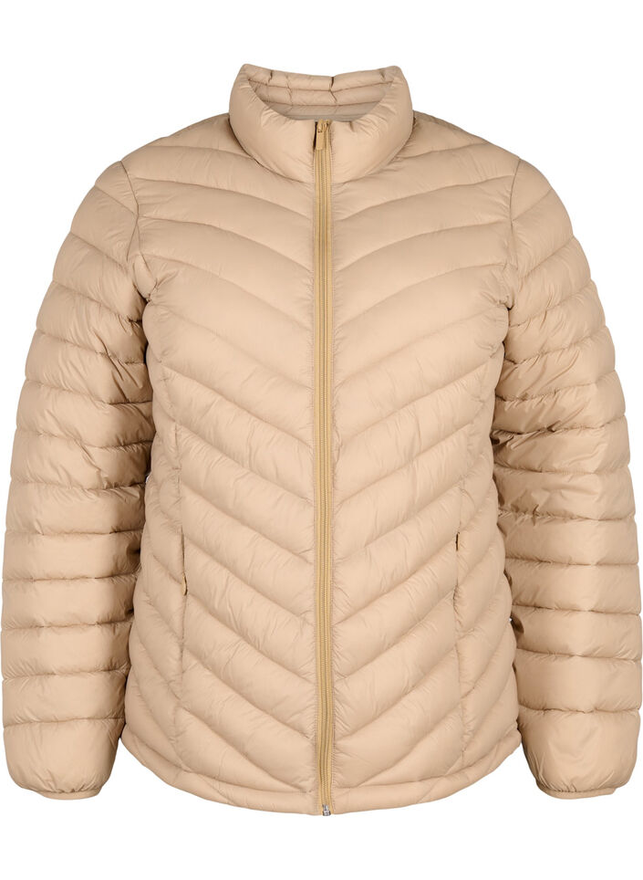 Lightweight jacket with pockets, Brown, Packshot image number 0