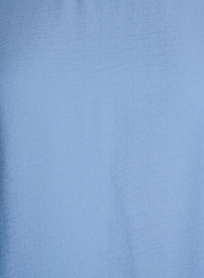Viscose blouse with 1/2 sleeves, Light Blue, Packshot image number 2