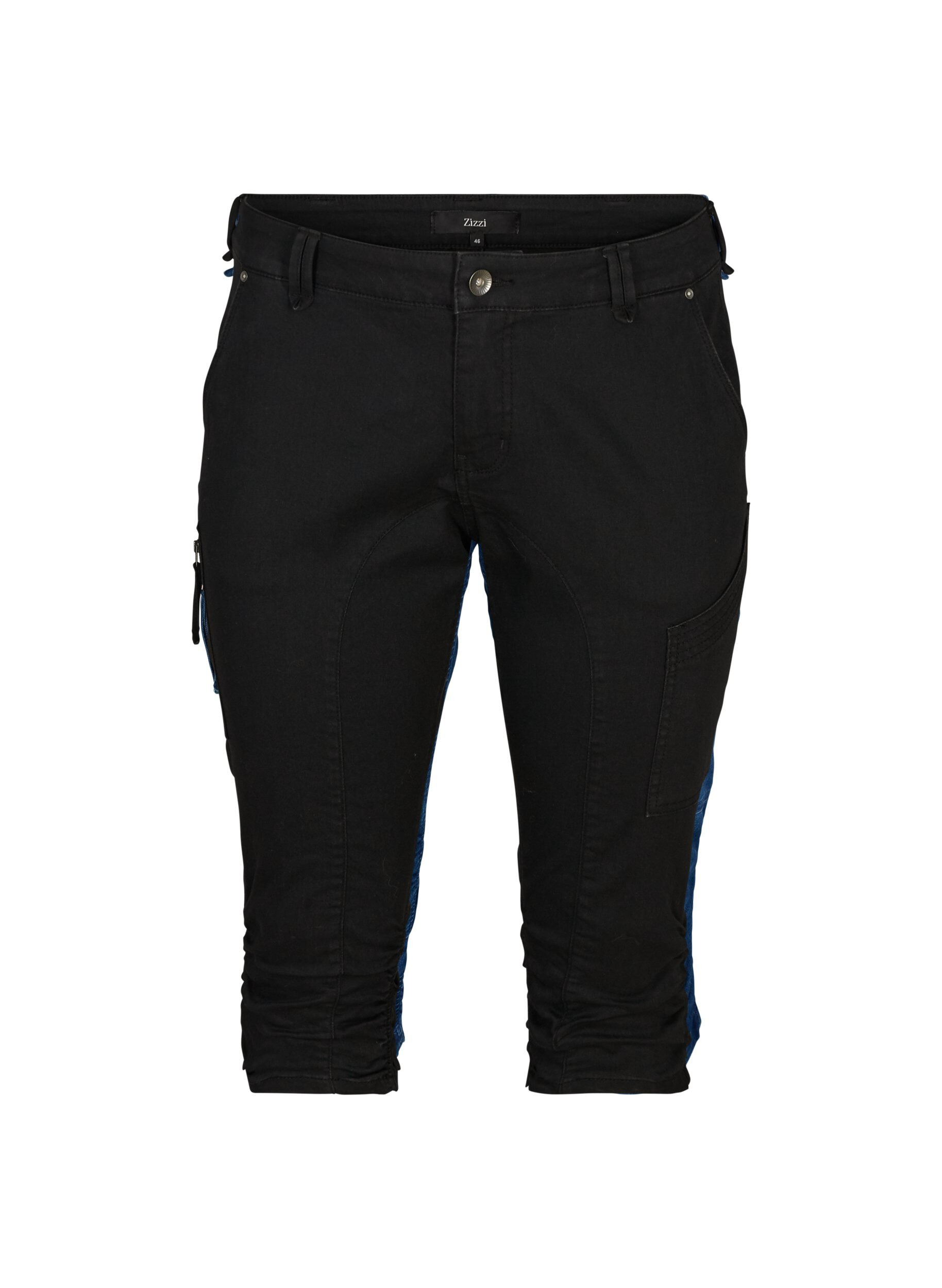 Slim fit capri jeans with pockets