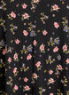 Short-sleeved dress with V-neck, Black, Packshot image number 2