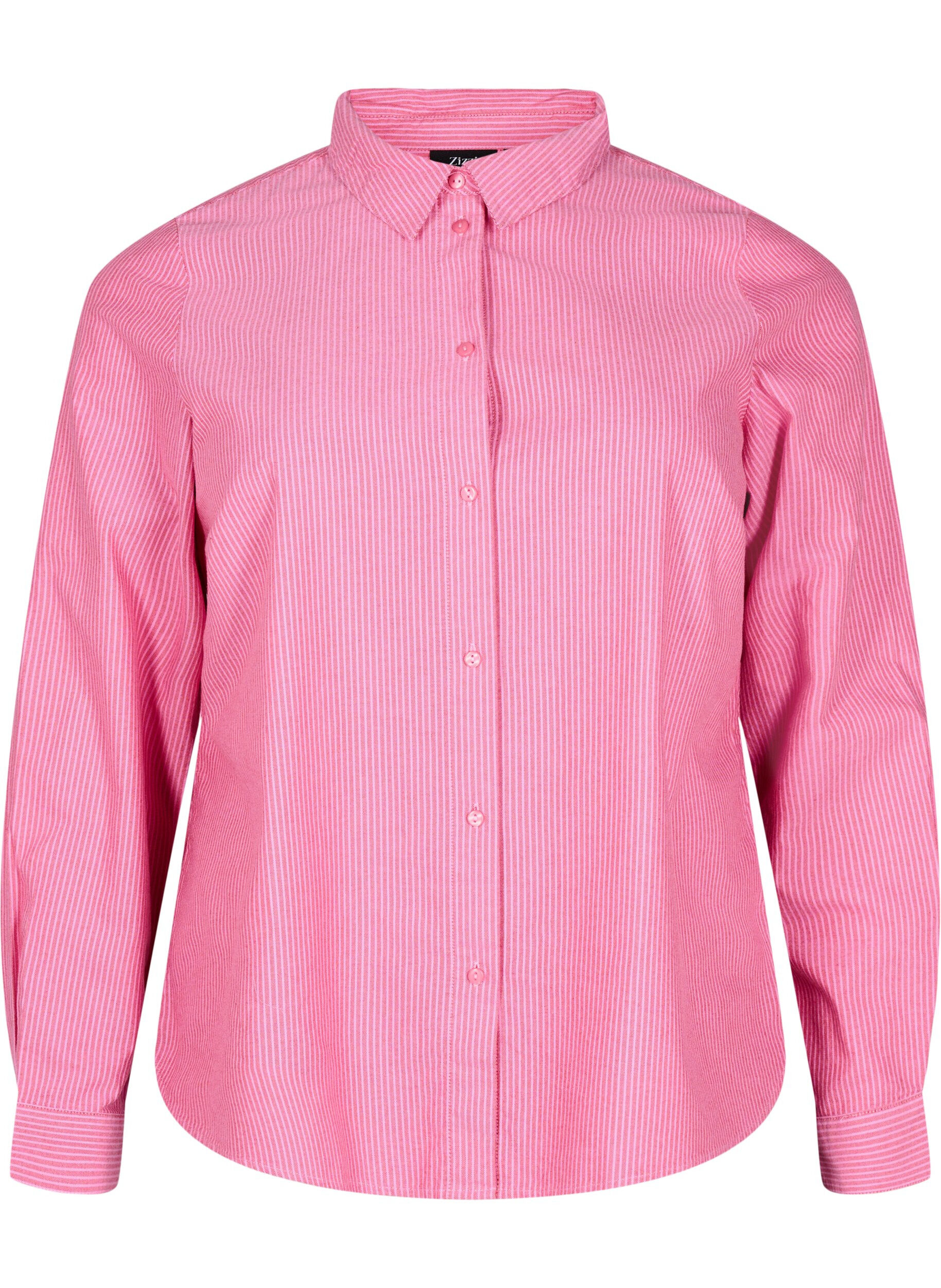 Long-sleeved cotton shirt