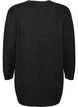 Long cardigan with pockets, Black, Packshot image number 1