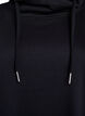 FLASH - Sweatshirt with high collar and pockets, Black, Packshot image number 2