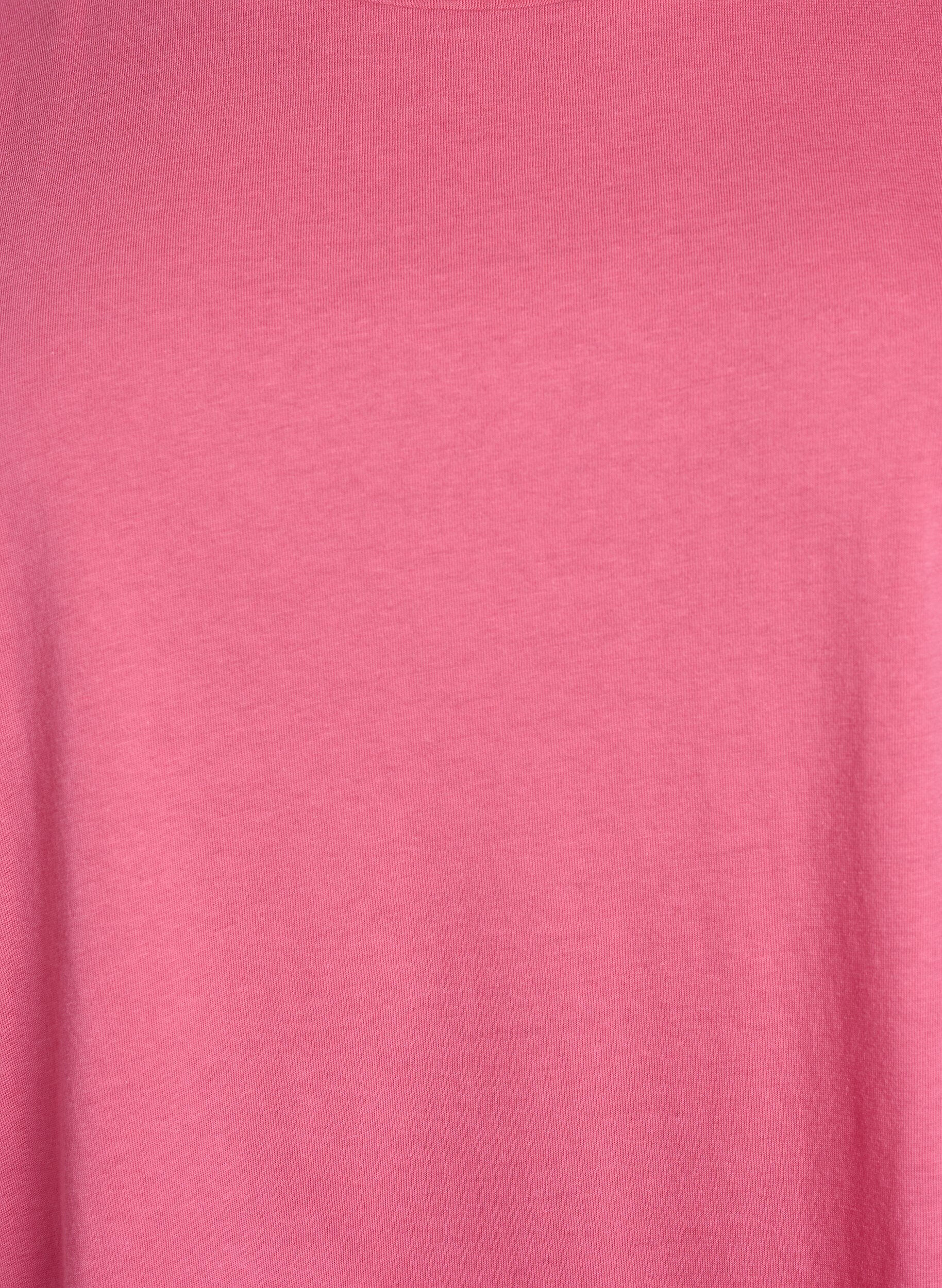 ZizzifashionShort sleeve cotton blend T-shirt, Pink, Packshot image number 2