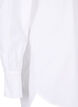 Long cotton shirt, Bright White, Packshot image number 3