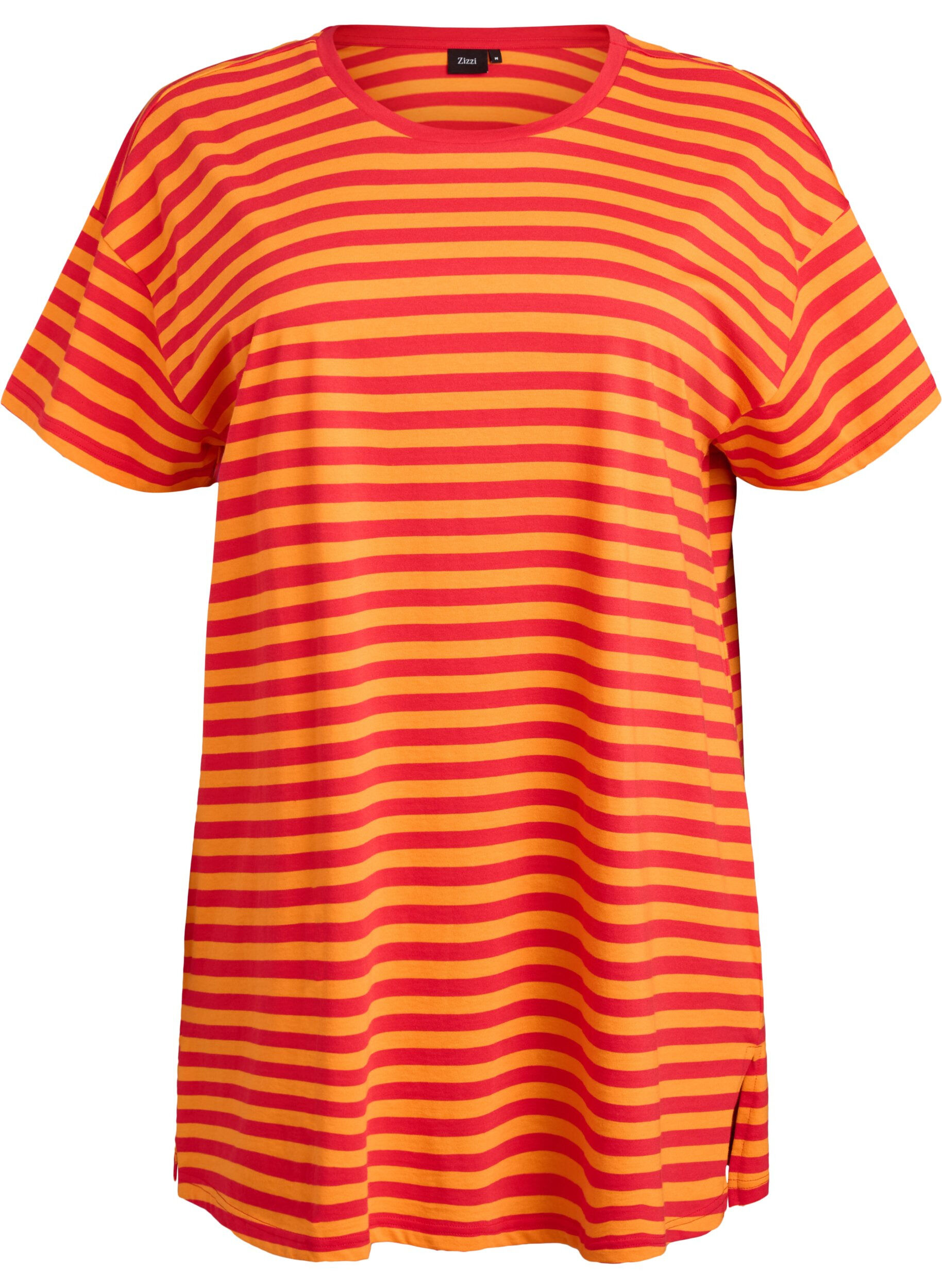 Long striped night T-shirt
