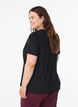 T-shirt with motif, Black, Model image number 2