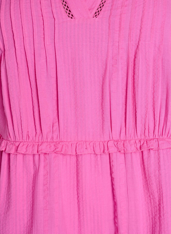 A-shape tunic with ruffles, Pink, Packshot image number 2