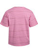 Striped T-shirt, Pink, Packshot image number 1