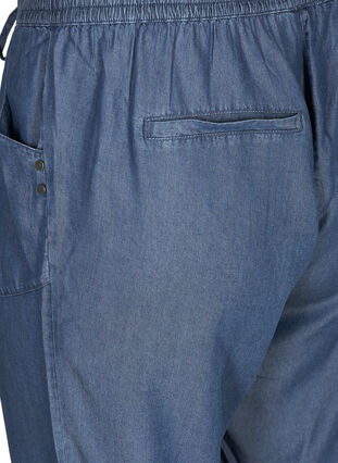 3/4 length trousers, Medium Blue, Packshot image number 3
