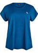 Solid-coloured training T-shirt, Blue, Packshot image number 0