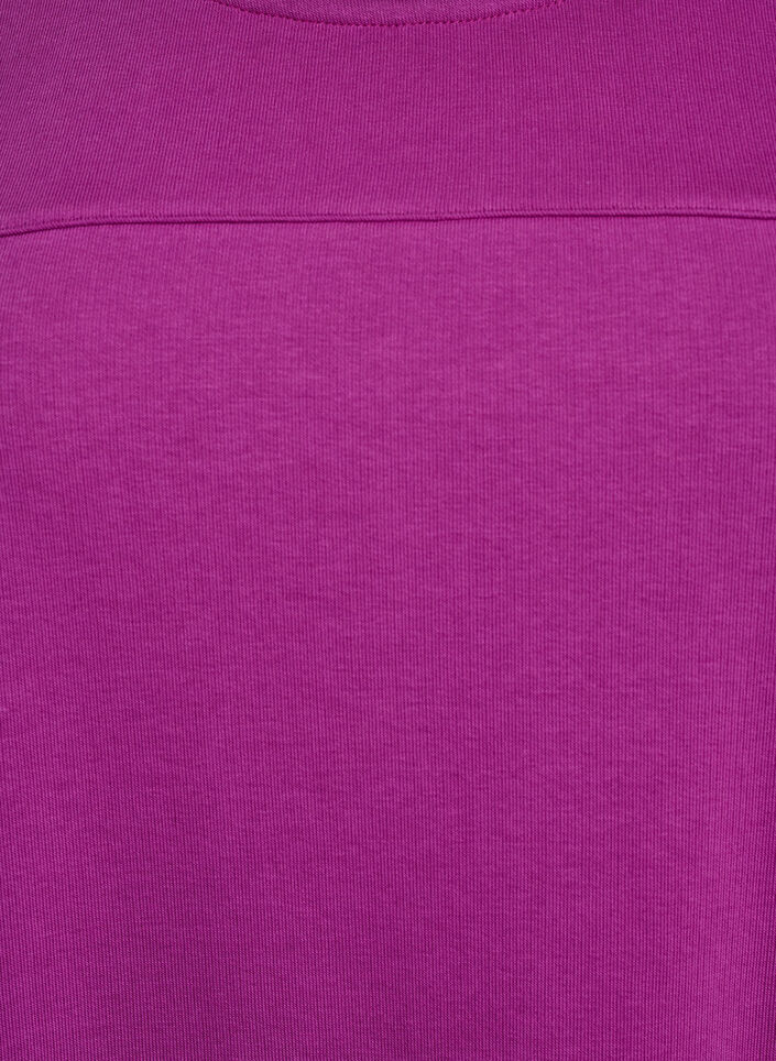 Jersey dress with short sleeves and pockets, Purple, Packshot image number 2