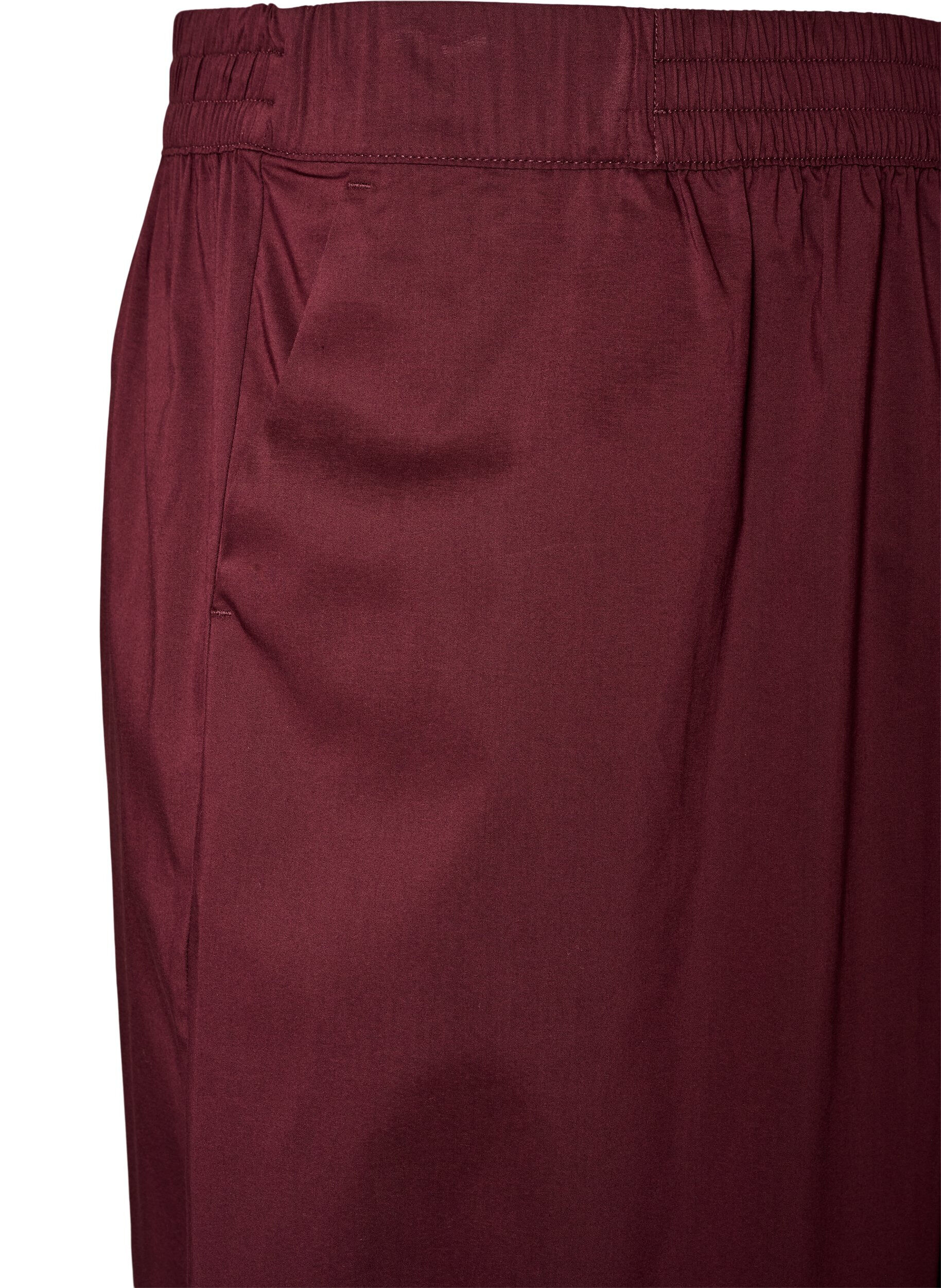ZizzifashionBalloon trousers with pockets and an elasticated waistband, Red, Packshot image number 2