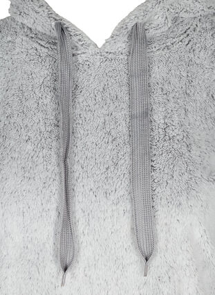 Teddy dress with hood, Light Grey, Packshot image number 2