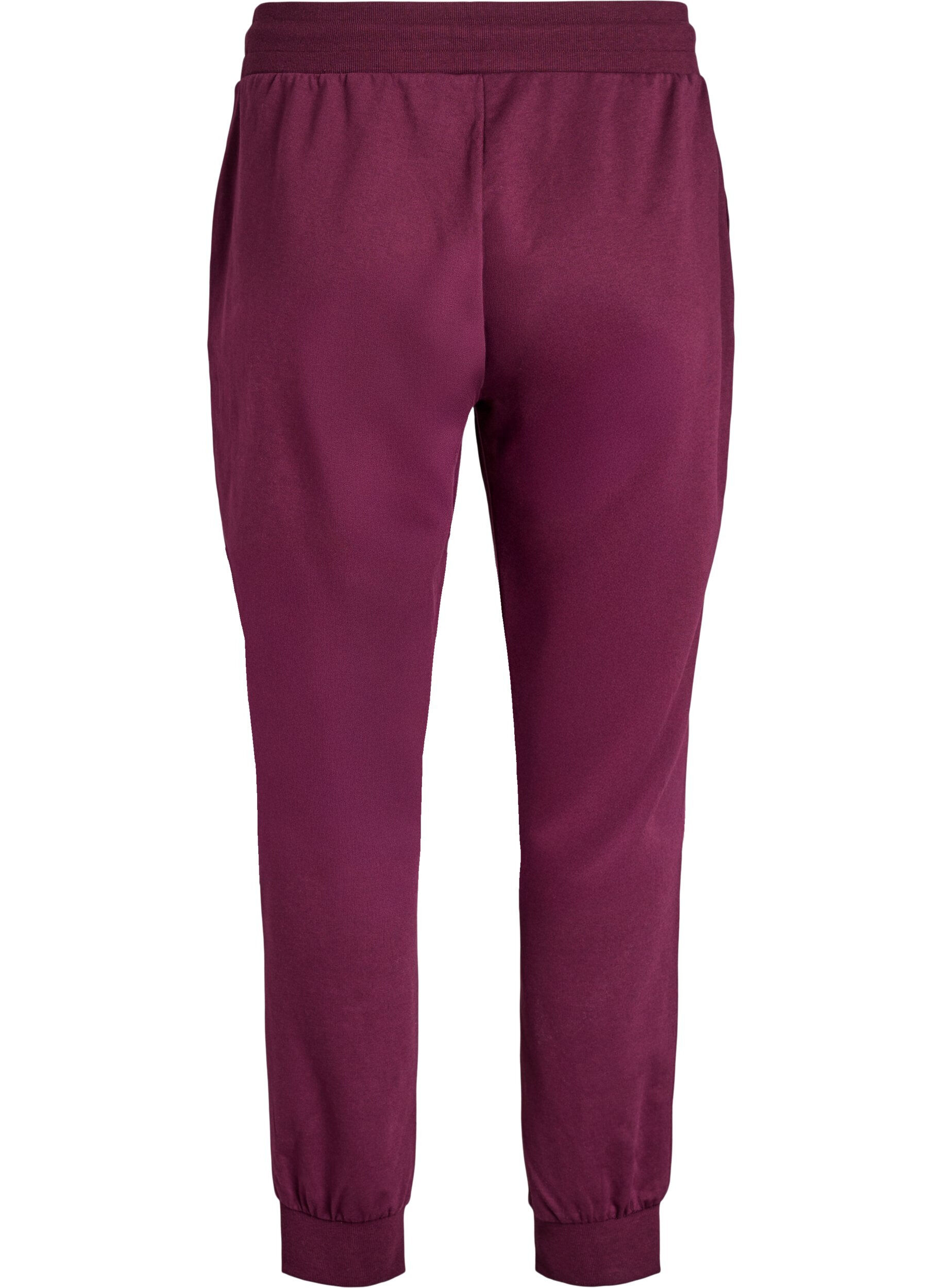 Zizzifashion Loose tracksuit trousers with pockets, Red, Packshot image number 1