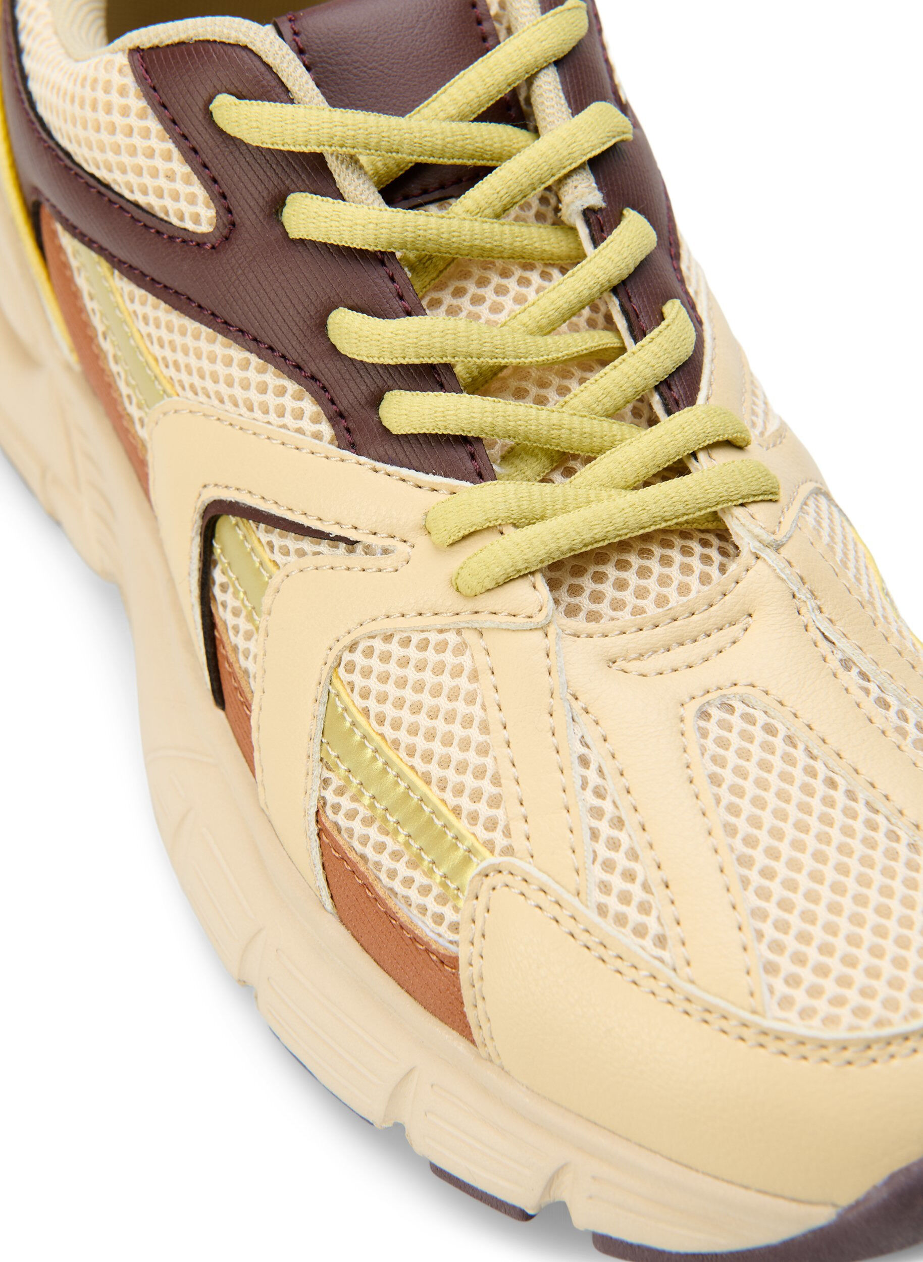 Zizzifashion Wide fit trainers , Beige Brown, Packshot image number 2