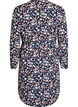 Long-sleeved shirt dress with tie belt, Blue, Packshot image number 1