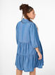 Denim dress in TENCEL™ Lyocell with 3/4 sleeves, Blue Denim, Model image number 1