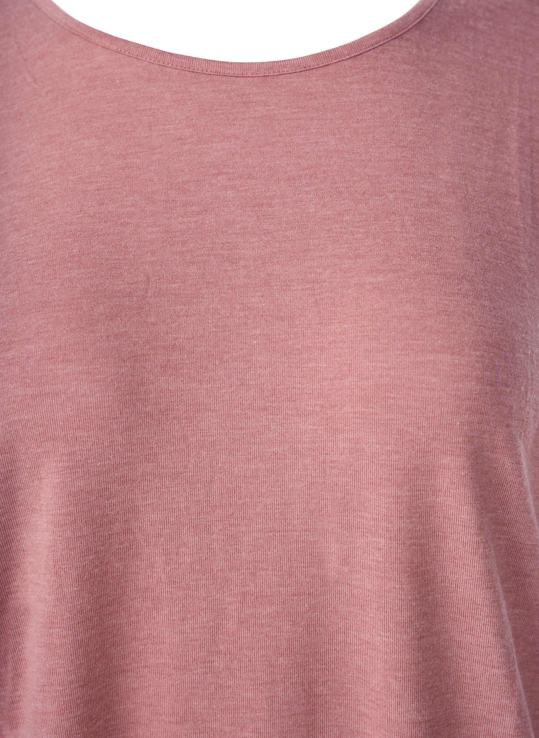 ZizzifashionJersey blouse with 3/4 sleeves, Red, Packshot image number 2