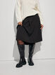 Knee-length A-line skirt, Brown, Model image number 2