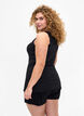 2-pack tops with lace trim, Black, Model image number 2