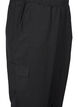Trousers with cargo pockets and elasticated waist, Black, Packshot image number 2